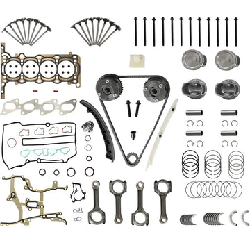 1.4L Turbo Full Rebuild Kit Head Gasket Bolt Timing VVT Sprocket Piston Ring Conrod Main Bearing For Cruze Encore 11-16
