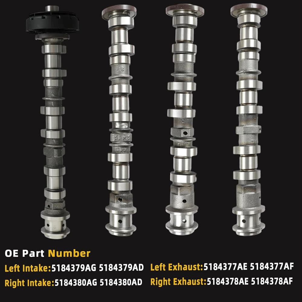 Intake & Exhaust Camshaft Kit Fit Jeep Dodge Chrysler Ram 3.6L Pentastar V6
