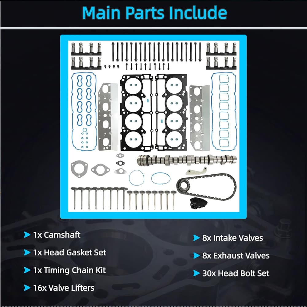 5.7L Hemi Complete Engine Rebuild Overhaul Kit Fit Jeep
