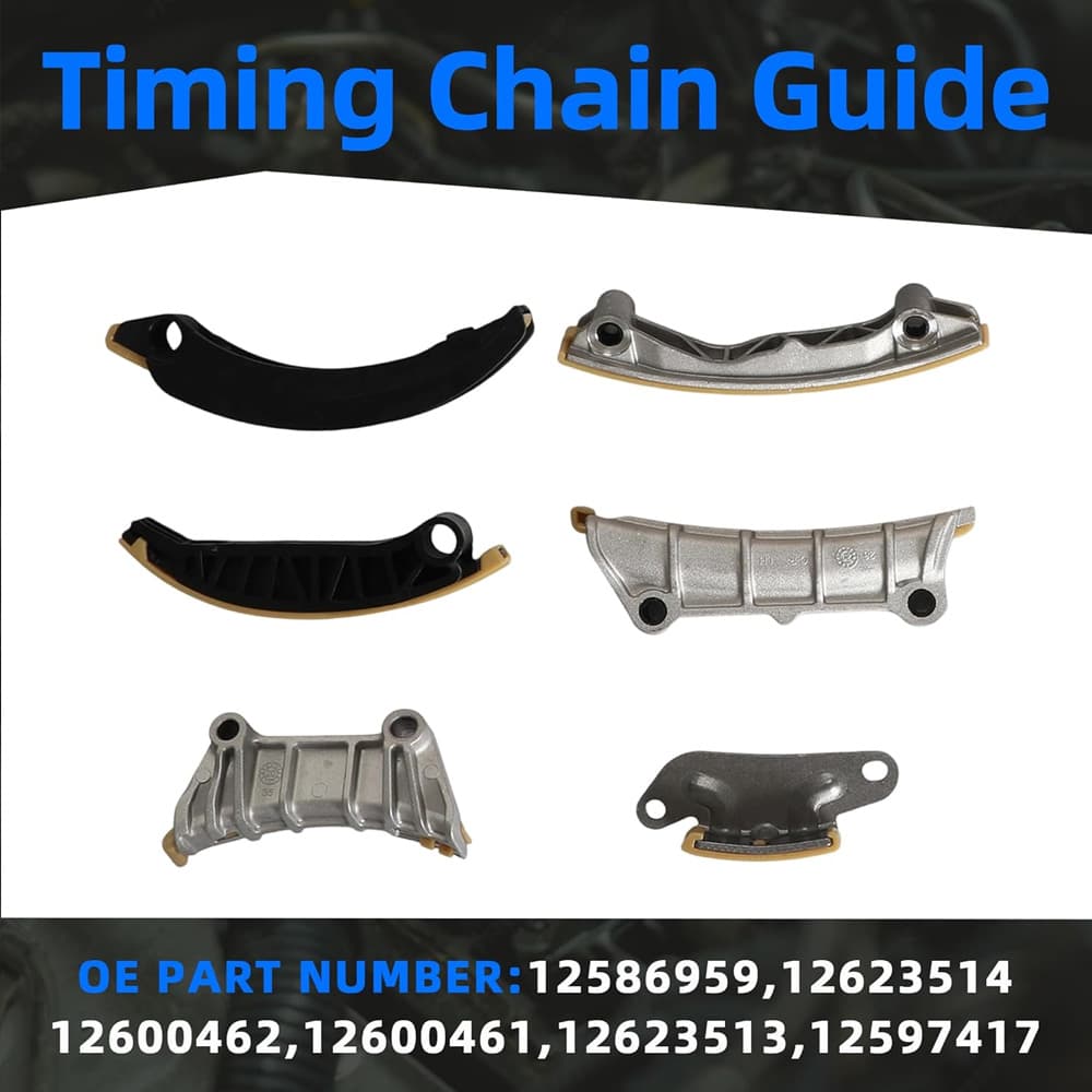Engine Timing Chain Guide Fit GM 2.8L 3.0L 3.6L V6 Chevy Equinox Traverse Buick Enclave
