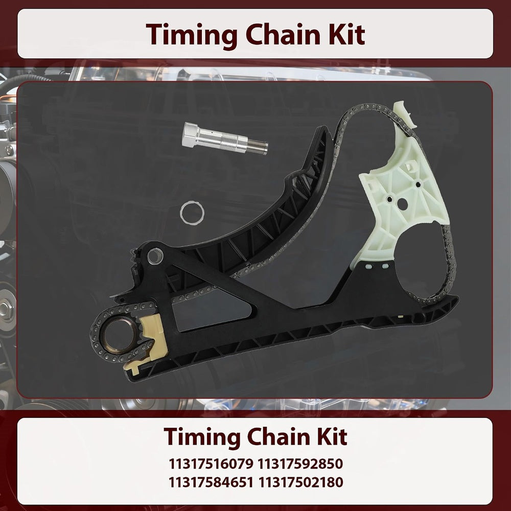 BMW N52 Timing Chain Kit Fit 325i 328i 525i 530i X3 Z4 2.5L 3.0L 2006-2016 OE 11317523884
