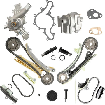 Timing Chain Kit, Oil Pump and Water Pump Assembly, Engine Overhaul Replacement Parts
