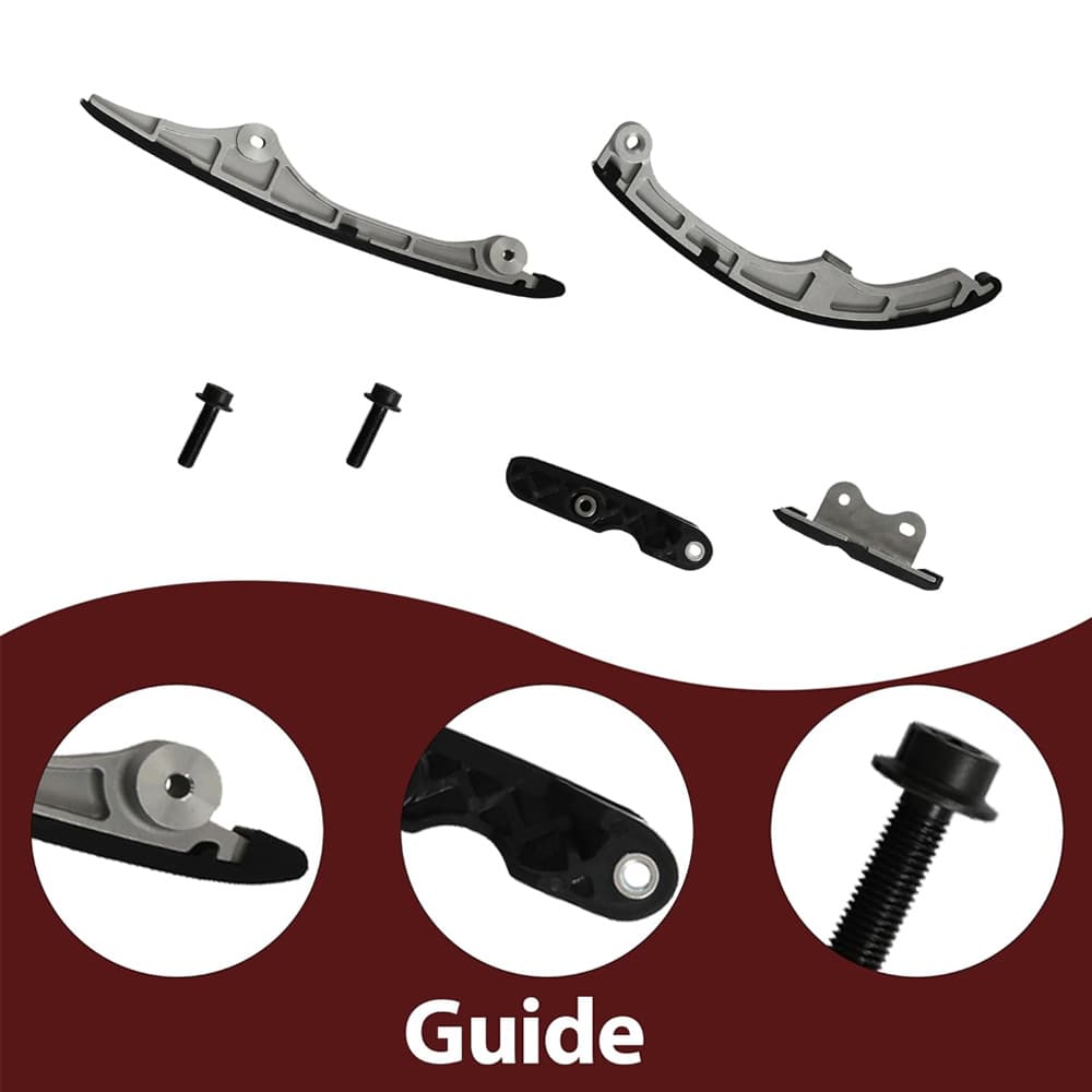 Engine Timing Chain Guide Fit Ford 3.5L 3.7L Edge Taurus Lincoln MKS Mazda CX-9 DOHC

