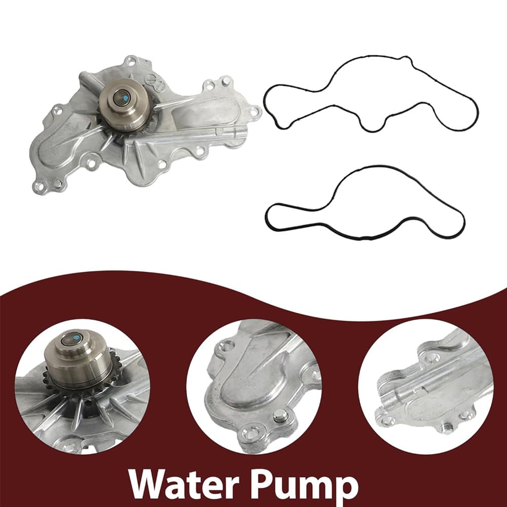 Engine Water Pump Fit Ford 3.5L 3.7L Edge Taurus Lincoln MKS MKT Mazda CX-9 DOHC
