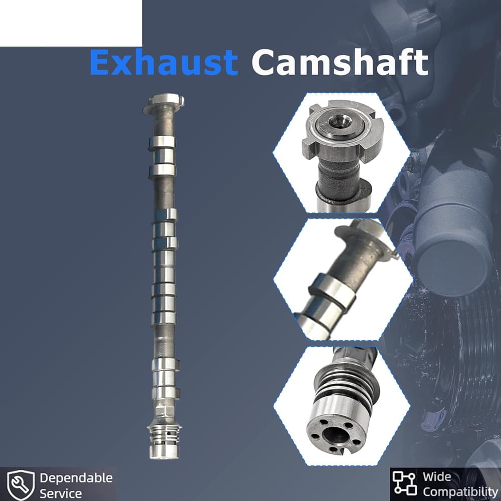 GM 2.4L DOHC Exhaust Camshaft Fit Buick LaCrosse Regal Chevy Malibu Captiva Saturn 2008-2017 OE 12637040

