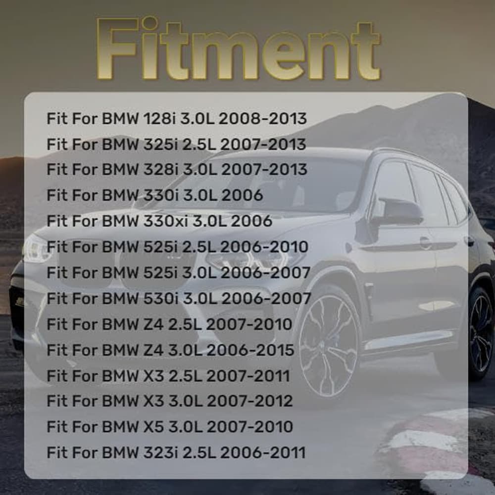 BMW Electric Water Pump Fitment List, Compatible Models & Engine Sizes for N52/N54 Series
