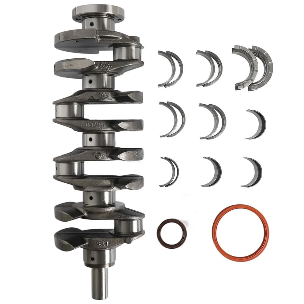 2.4L Ecotec crankshaft kit with main and rod bearings. Direct replacement for Chevy, GMC, Buick 2011-2017 2.4L L4 DOHC engines.

