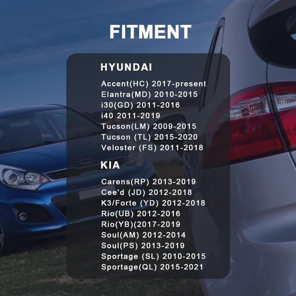 Complete G4FD 1.6L overhaul set with timing chain, head gaskets, pistons, crankshaft & connecting rods, direct OEM replacement for Hyundai 2009-2019 and Kia 2012-2021 models, solves engine wear and leakage issues. 1-year warranty & free shipping.
