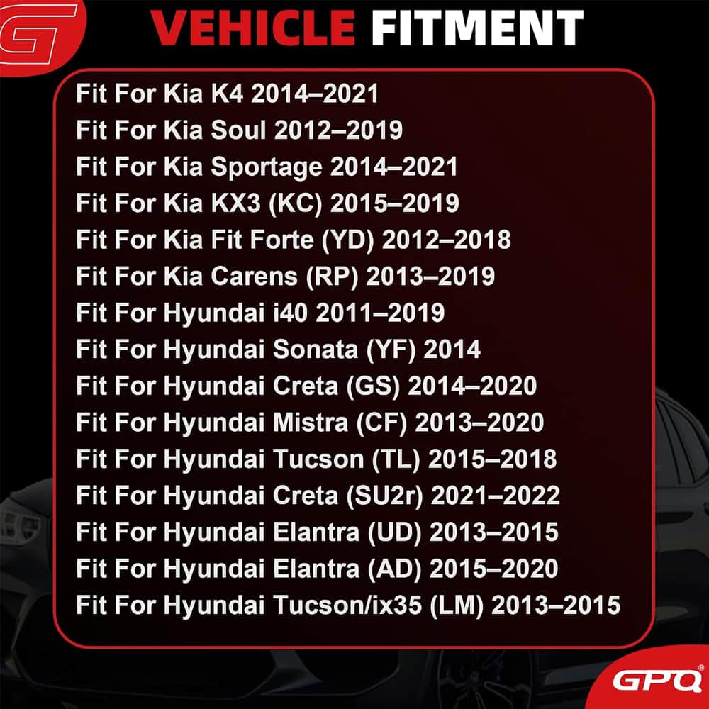 G4NA 2.0L Complete Engine Overhaul Rebuild Kit including crankshaft, connecting rods, pistons and head gasket set, direct fit for Hyundai Tucson and Kia Soul 2014-2019 engine overhaul spare parts