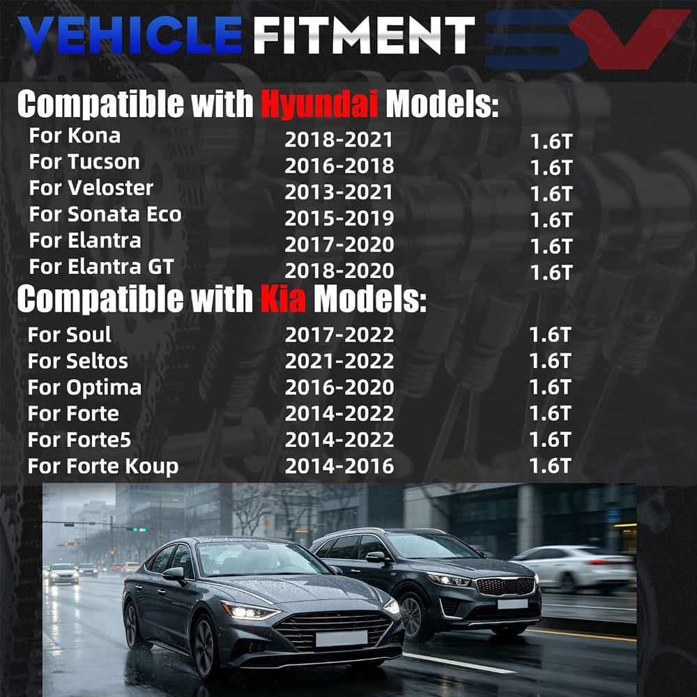 G4FJ 1.6T Crankshaft Piston Conrod Kit Fit Hyundai Sonata Veloster Elantra Tucson Kia Forte5 Optima Soul
