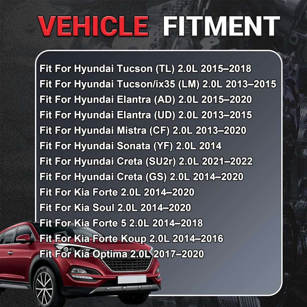 G4NA 2.0 Full Engine Repair Set with Crankshaft, Timing Chain, Piston and Con-Rod Assembly