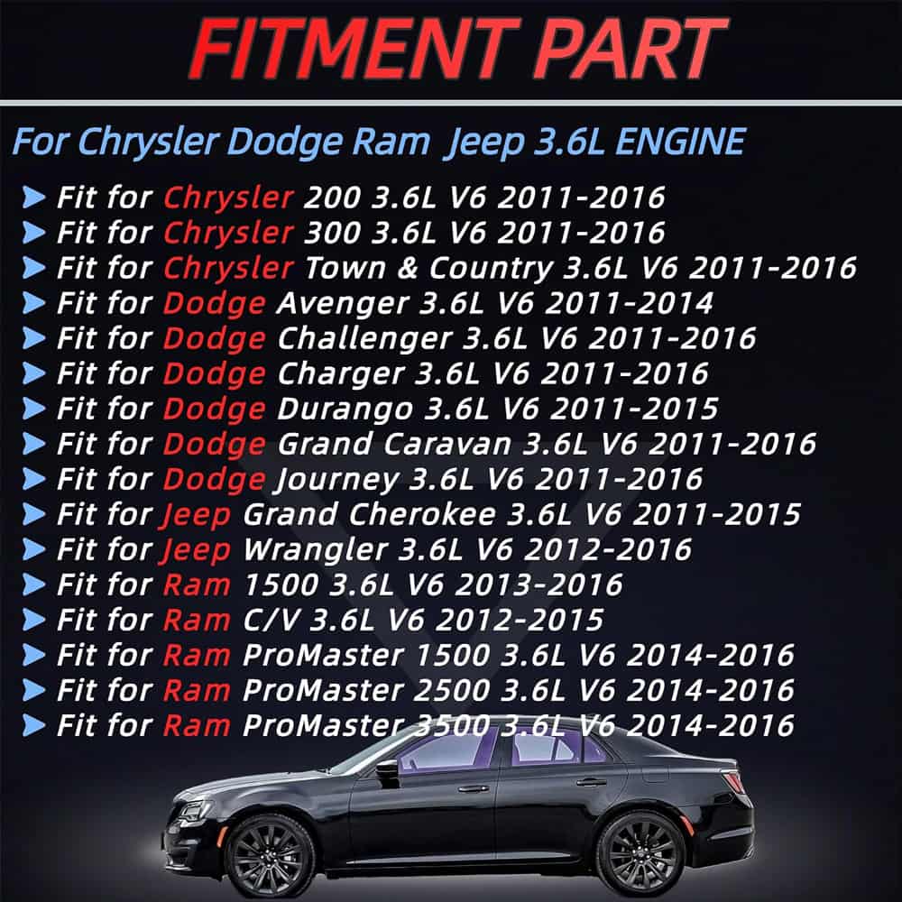 3.6 Pentastar camshaft, timing chain, lifters and rocker arms for Jeep Dodge Chrysler engine rebuild