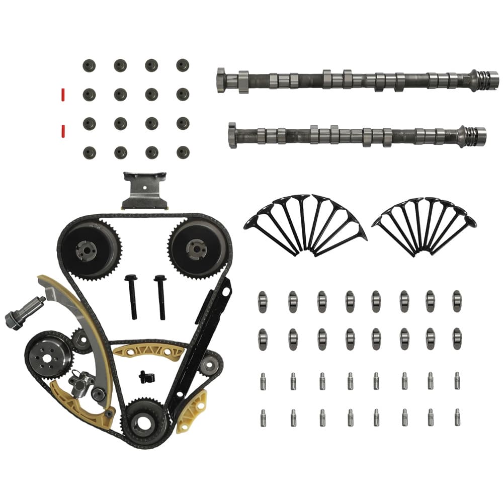 Camshaft Lifters Rockers Timing Chain Kit Chevy Equinox GMC Buick 2.4L DOHC