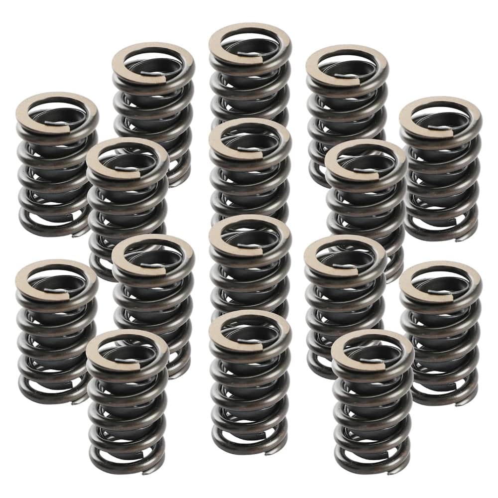 Heavy-duty valve springs designed for classic Chevrolet Small Block Chevy engines from 283ci to 400ci, ideal for engine rebuilds and performance upgrades.