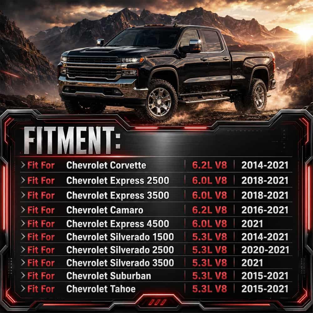 5.3L Engine Parts Fit Chevrolet Silverado Tahoe Corvette Camaro
