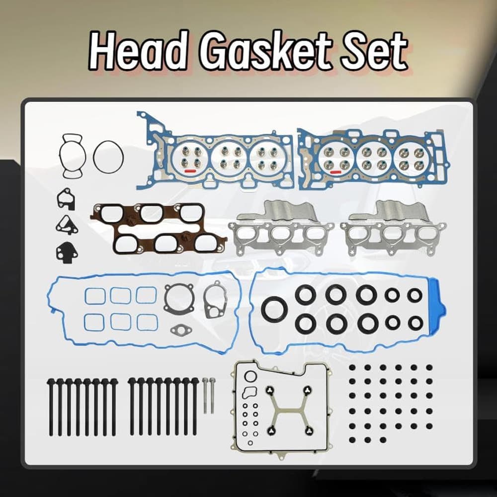 9-0753S Timing Chain Kit Head Gasket Set Bearing for Chevy GMC Cadillac Buick 2.8L 3.0L 3.6L V6