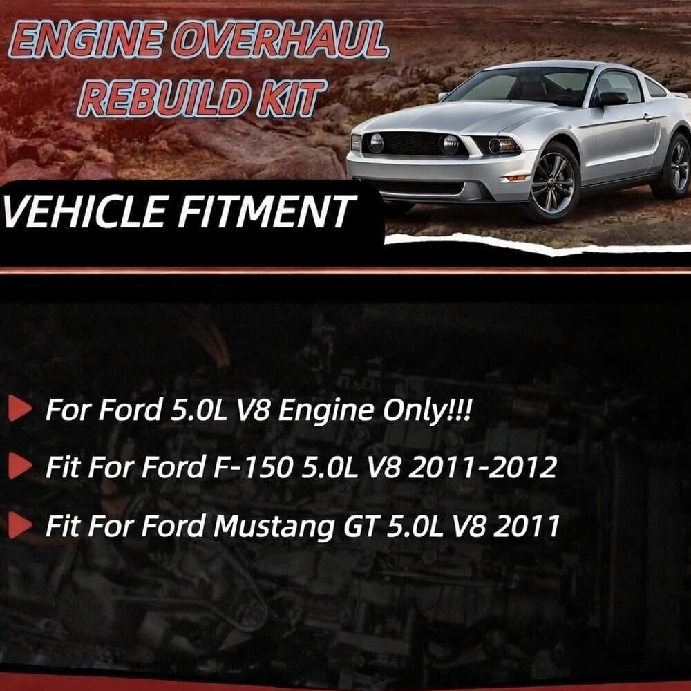 5.0_Engine_Full_Cylinder_Head_Gasket_Set_Bolts_12mm_Timing_Chain_Kit