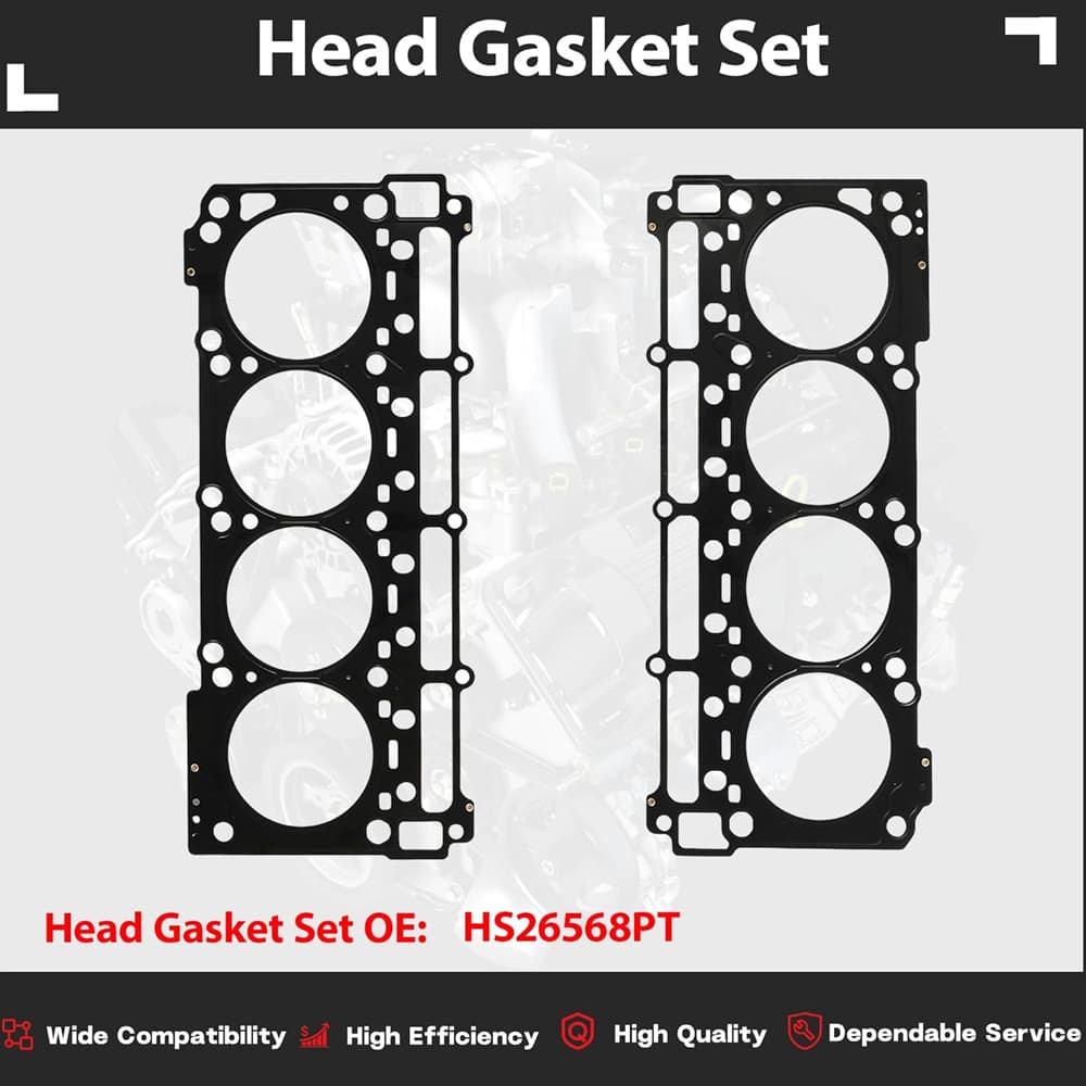 6.4L Hemi Cylinder Head Gasket Set For Jeep Grand Cherokee Dodge Challenger Ram 2500 3500 2011-2018
