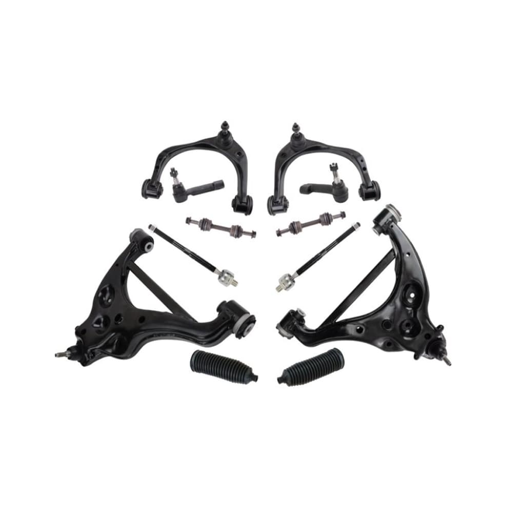 Ford 12Pcs Front Suspension Kit Control Arms Ball Joints Tie Rod Ends Sway Bar Links Bellows