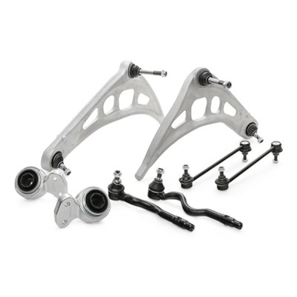 Kit includes front left control arm wishbone, bushing and stabilizer drop link