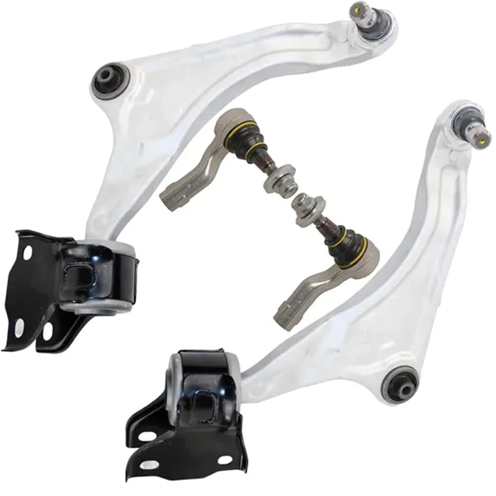Complete front suspension kit: lower control arms, ball joints, tie rods