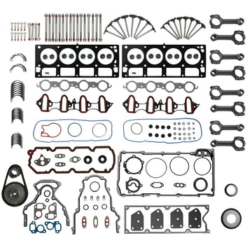 Full Head Gasket Bolts Set w/ Rod Bearing Fit for GMC Yukon Chevy Tahoe Buick 5.3L V8