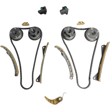 G4DJ Timing Chain Kit VVT Sprocket Tensioner Guide For Kia Sorento Sedona Stinger Cadenza K900
