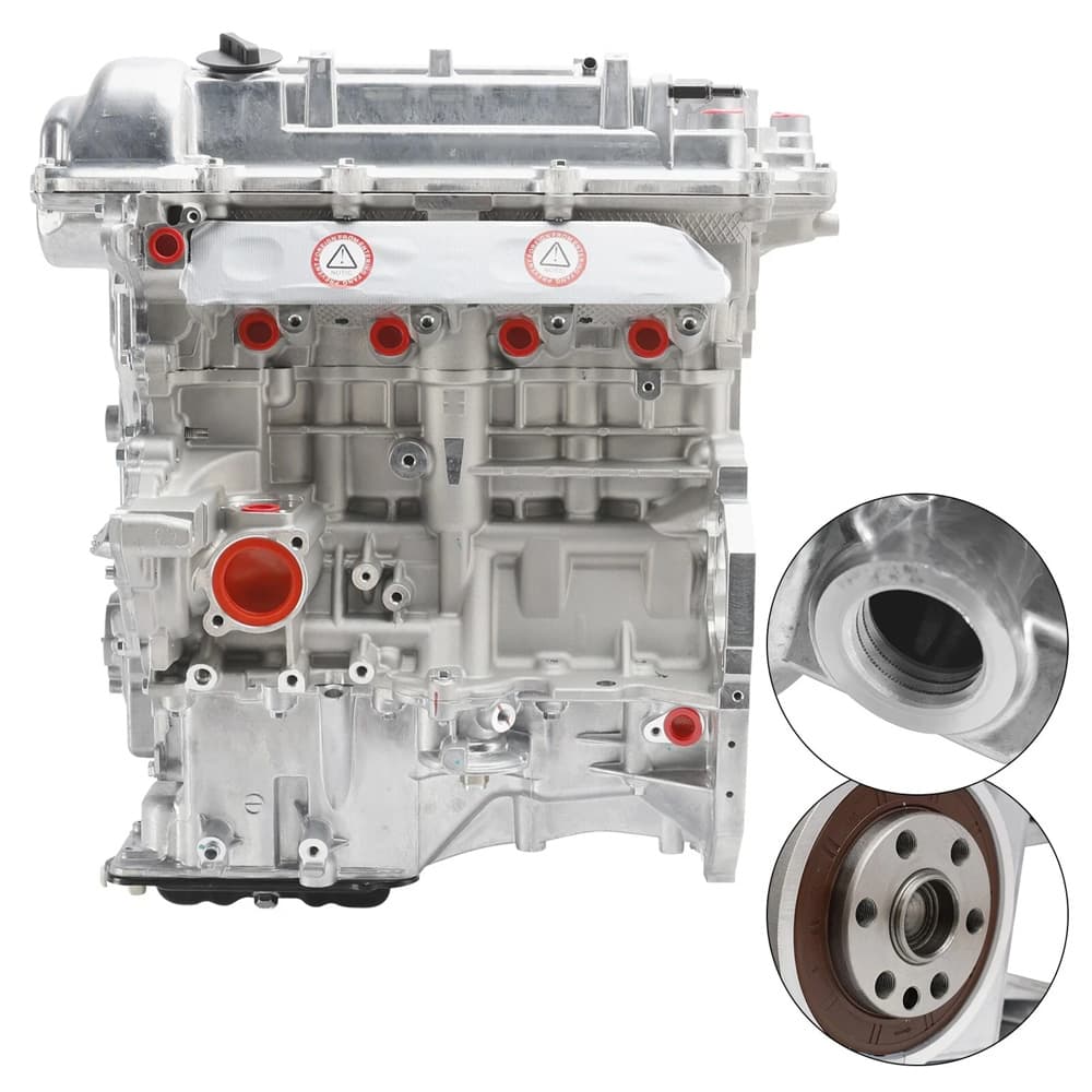 G4FD 1.6L gasoline long block engine assembly compatible with Hyundai Rio and Kia Soul 2012–2019 models