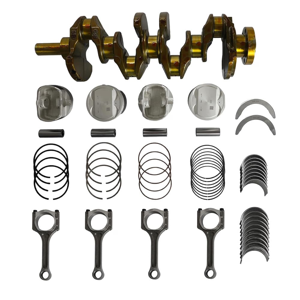 G4KD 2.0L Crankshaft Piston & Con-Rod Kit for Hyundai Kia 2010-2013 – Complete Bottom End Rebuild Set for Theta II Engine Cylinder Scuffing Repair
