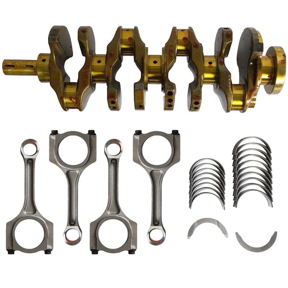 G4KJ 2.4L Crankshaft with Connecting Rod Bearings Set for Hyundai Tucson Sonata Santa Fe Kia Optima Sorento Sportage 2011-2020
