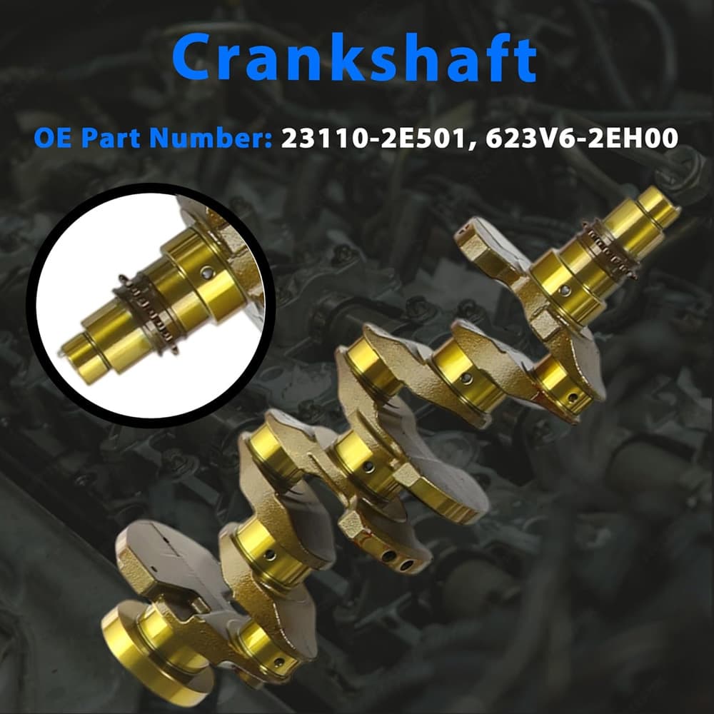 G4NA 2.0L Engine Crankshaft Fit Hyundai Elantra Tucson Kia Forte Soul Sportage 12-20 Replacement Part
