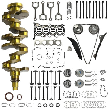 G4NA 2.0L Engine Overhaul Rebuild Kit, Crankshaft Timing Chain Piston Connecting Rod Kit