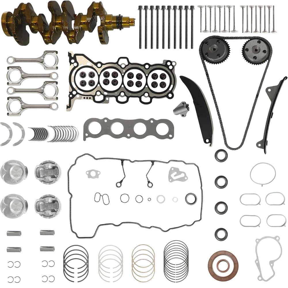 G4NC 2.0L Engine Rebuild Overhaul Kit Pistons Crankshaft Timing Chain Hyundai Kia 2017-2020