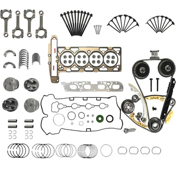 GM 2.4 Full Overhaul Kit With Timing VVT Sprocket Piston Connecting Rod