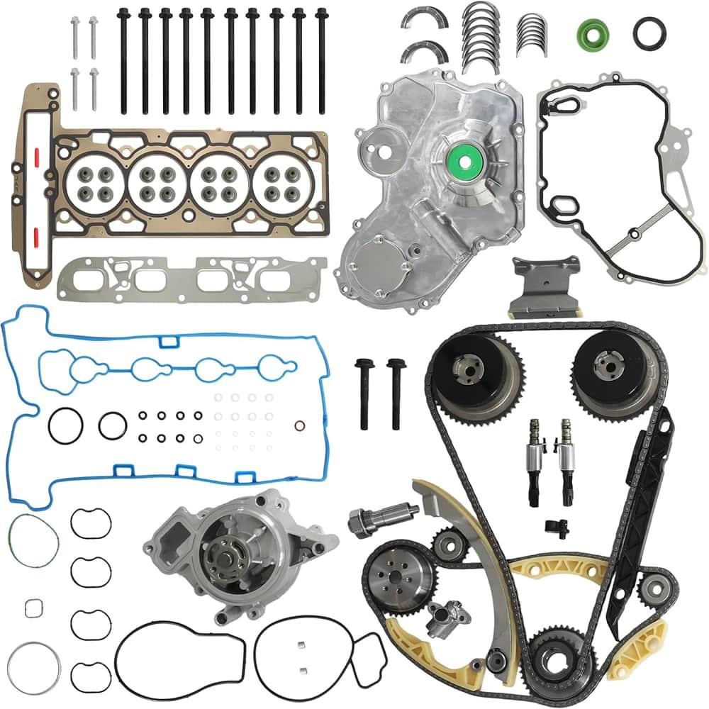 GM 2.4 Head Gasket Kit With Oil And Water Pump Timing VVT Kit