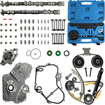 GM 2.4 Timing Camshaft Overhaul Kit With Water Pump Valve Lefter Rocket Arm 