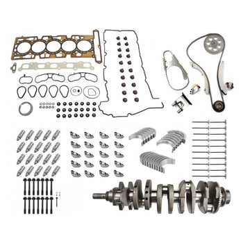 GM 3.5 Engine Rebuild Kit With Crankshaft Timing Chain Kit Bearing Lifter 