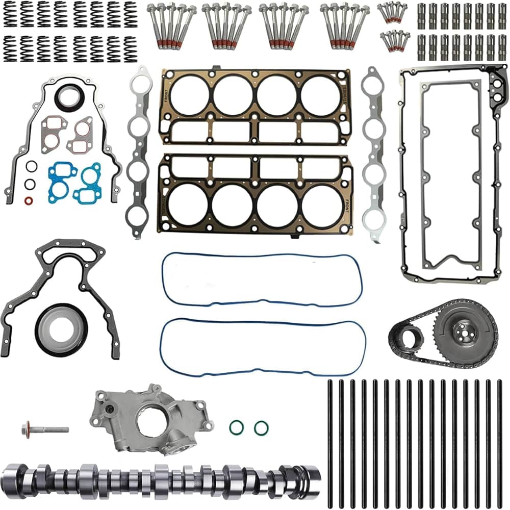 GM 5.3 Camshaft Kit with Oil Pump, Valve Lifters, Timing Chain and Pushrods
