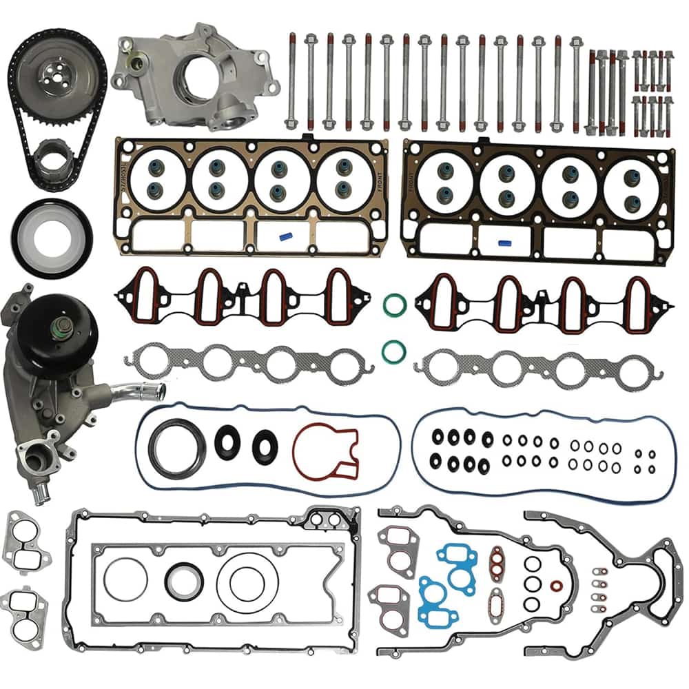 GM 5.3 Head Gasket Kit With Timing Chain Kit Oil And Water Pump 