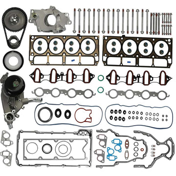 GM 5.3 Head Gasket Kit With Timing Chain Kit Oil And Water Pump 