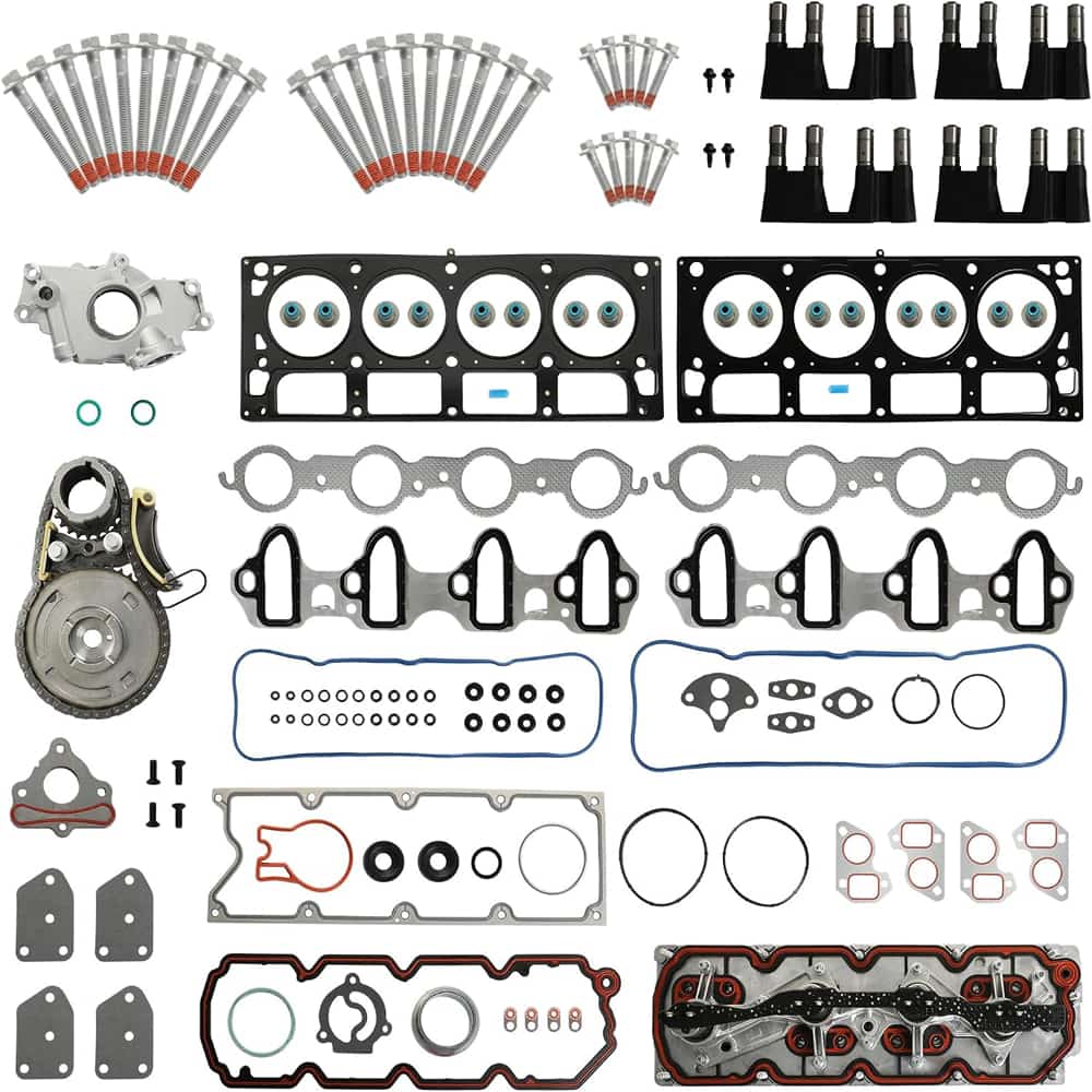 GM 5.3 Head Gasket Kit Timing Chain Kit Oil Pump Valve Lifter