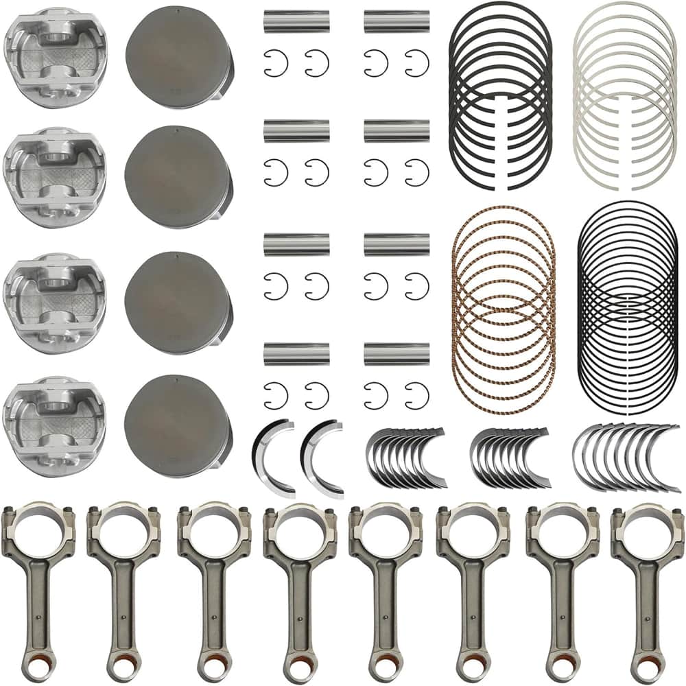 GM 5.3 Piston Kit With Connecting Rod And Bearing 
