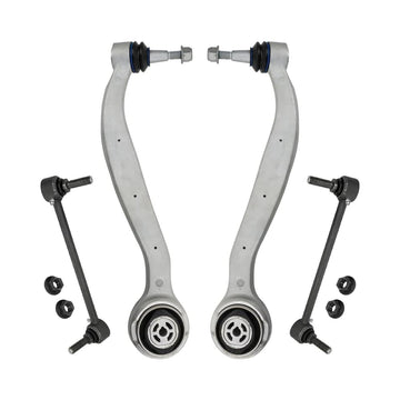 GM 4Pcs Front Lower Forward Control Arm Kit with Ball Joints and Sway Bar Links