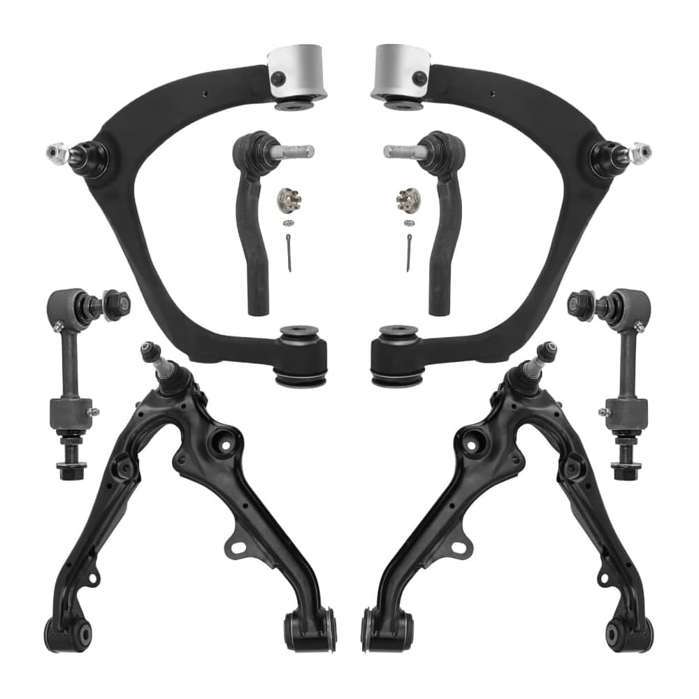 GM 8Pcs Front Upper Lower Control Arms Sway Bar Links Kit