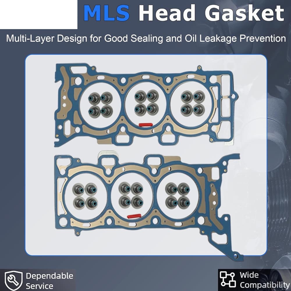 3.6L Cylinder Head Gasket Set Fit GM Acadia Buick Enclave Chevrolet Traverse Saturn Outlook 2009-2016 V6
