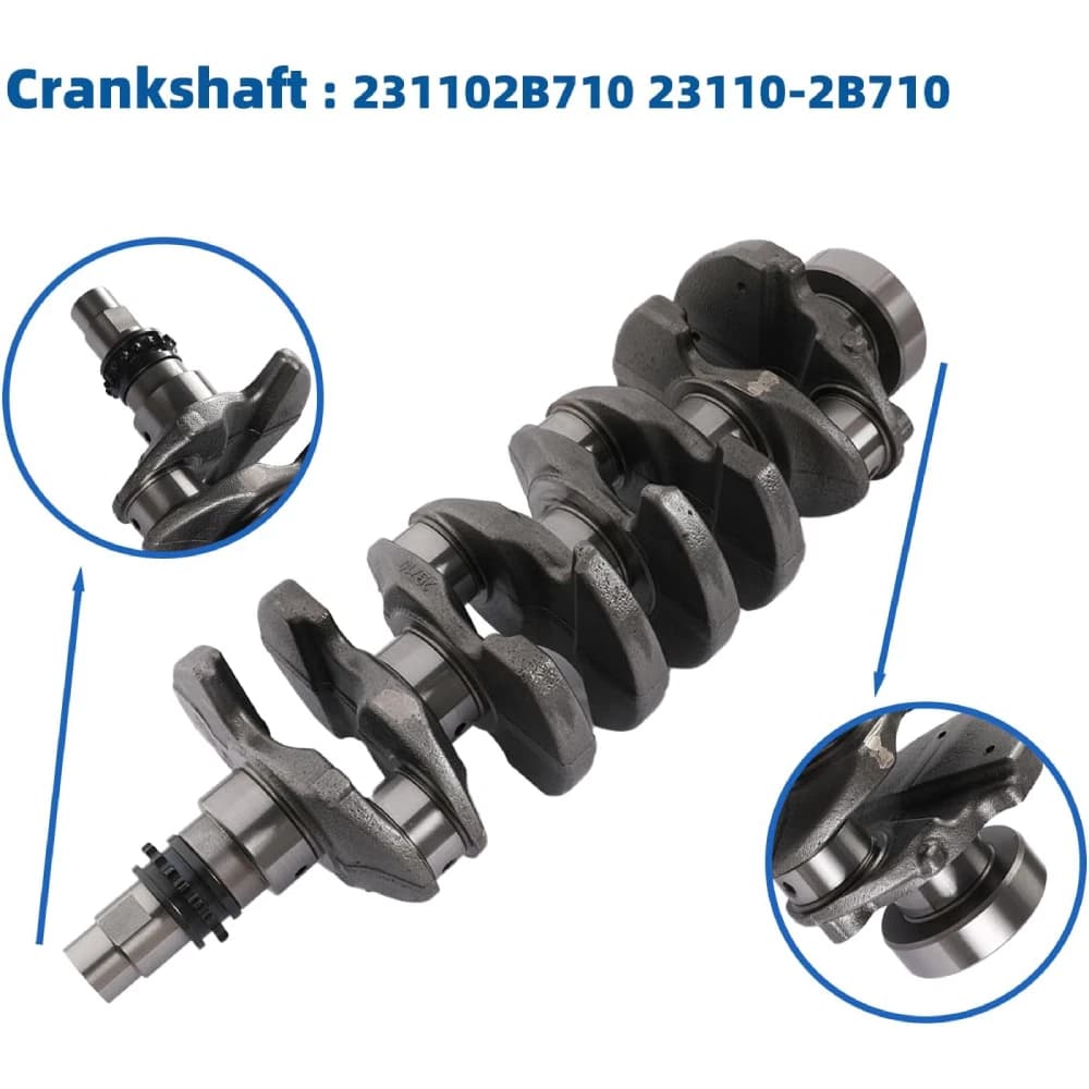 Hyundai 1.6L G4FJ Cast Crankshaft