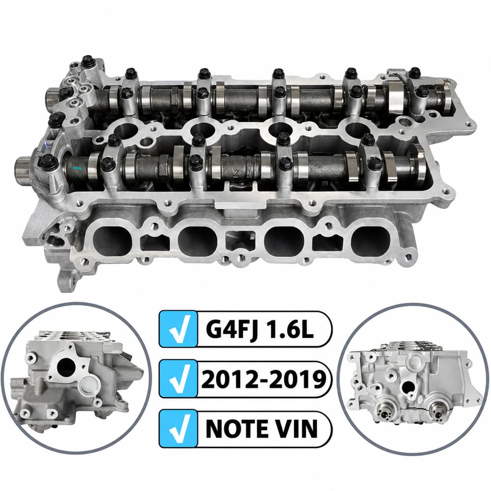 Hyhundai 1.6 G4FJ Engine Cylinder Head Assembly