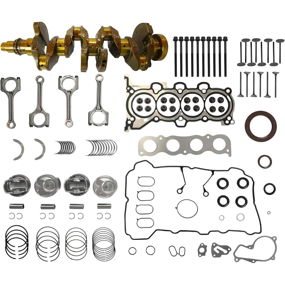 Hyundai 2.0 Crankshaft Overhual Kit With Piston Connecting Intake And Exhaust Valve