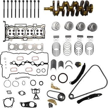 Hyundai 2.0L G4KH Crankshaft Overhaul Timing Chain Kit Piston 
