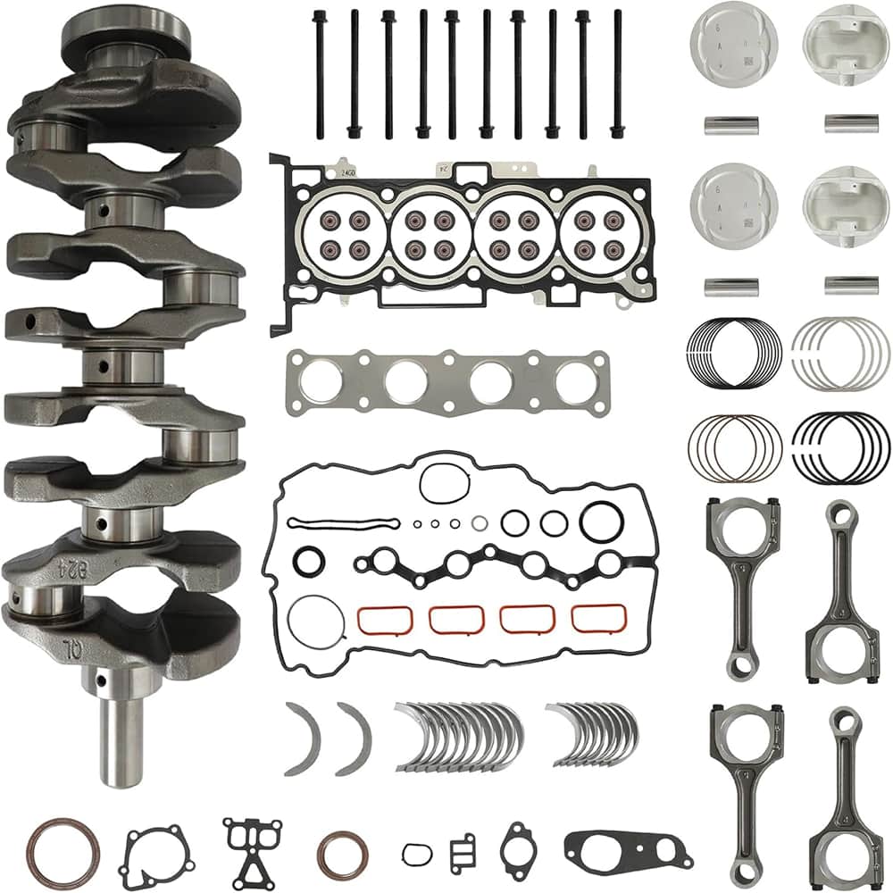 Hyundai 2.4L Cranksahft Kit Head Gasket Piston Connecting